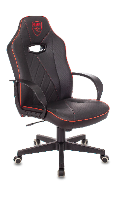 Игровое компьютерное кресло Zombie VIKING XS, Экокожа, черный